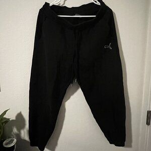 Women's PUMA Black Sweatpants Joggers (L)